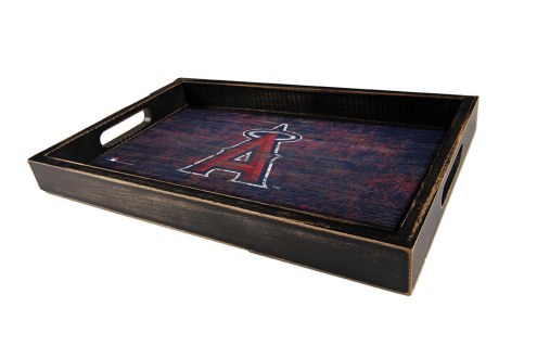 Los Angeles Angels Distressed Team Color Tray