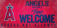 Los Angeles Angels Fans Welcome Sign