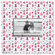 Los Angeles Angels Floral Pattern 10" x 10" Picture Frame