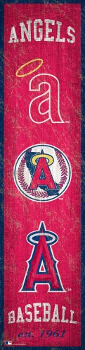 Los Angeles Angels Heritage Banner Vertical Sign