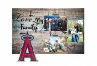 Los Angeles Angels I Love My Family Clip Frame