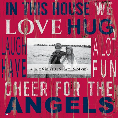 Los Angeles Angels In This House 10&quot; x 10&quot; Picture Frame