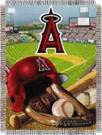 Los Angeles Angels MLB Woven Tapestry Throw Blanket