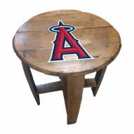 Los Angeles Angels Oak Barrel Table