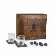 Los Angeles Angels Oak Whiskey Box Gift Set