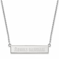Los Angeles Angels Sterling Silver Bar Necklace