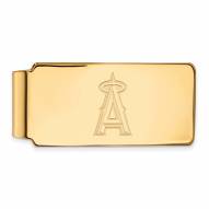 Los Angeles Angels Sterling Silver Gold Plated Money Clip
