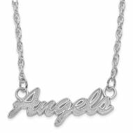 Los Angeles Angels Sterling Silver Script Necklace