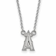 Los Angeles Angels Sterling Silver Small Pendant Necklace
