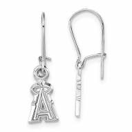 Los Angeles Angels Sterling Silver Wire Dangle Earrings