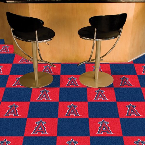 Los Angeles Angels Team Carpet Tiles
