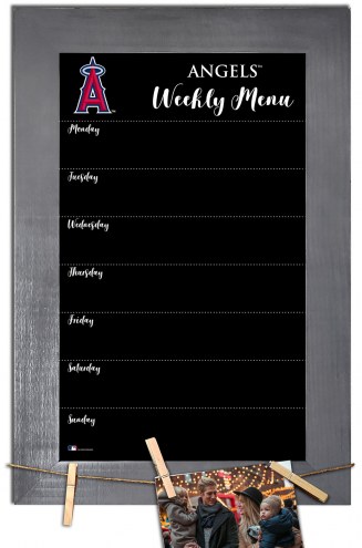 Los Angeles Angels Weekly Menu Chalkboard with Frame