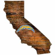 Los Angeles Chargers 12" Roadmap State Sign