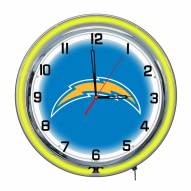 Los Angeles Chargers 18" Neon Clock