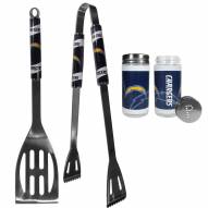 Los Angeles Chargers 2 Piece BBQ Set with Tailgate Salt & Pepper Shakers