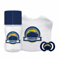 Los Angeles Chargers 3-Piece Baby Gift Set