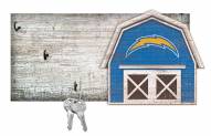 Los Angeles Chargers 6" x 12" Team Barn Key Holder Sign