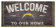 Los Angeles Chargers 6" x 12" Welcome Sign