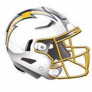Los Angeles Chargers Authentic Helmet Cutout Sign