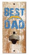 Los Angeles Chargers Best Dad Bottle Opener