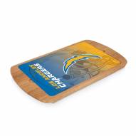 Los Angeles Chargers Billboard Glass Top Serving Tray