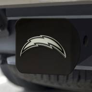 Los Angeles Chargers Black Matte Hitch Cover