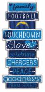 Los Angeles Chargers Celebrations Stack Sign