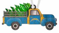 Los Angeles Chargers Christmas Truck Ornament