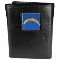 Los Angeles Chargers Deluxe Leather Tri-fold Wallet