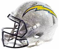 Los Angeles Chargers Full Size Swarovski Crystal Football Helmet