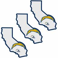Los Angeles Chargers Home State Decal - 3 Pack