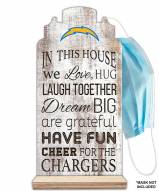 Los Angeles Chargers In This House Mask Holder