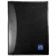 Los Angeles Chargers Leather and Canvas Padfolio