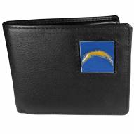 Los Angeles Chargers Leather Bi-fold Wallet in Gift Box