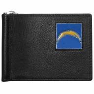 Los Angeles Chargers Leather Bill Clip Wallet