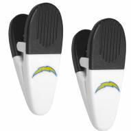 Los Angeles Chargers Mini Chip Clip Magnets - 2 Pack