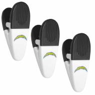 Los Angeles Chargers Mini Chip Clip Magnets - 3 Pack