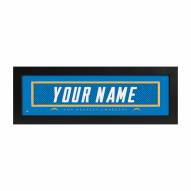 Los Angeles Chargers Name Plate Custom Print