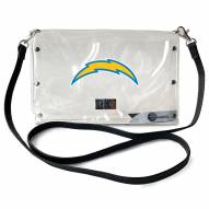 Los Angeles Chargers Clear Envelope Purse