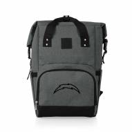 Los Angeles Chargers On The Go Roll-Top Cooler Backpack