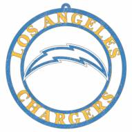 Los Angeles Chargers Team Logo Cutout Door Hanger