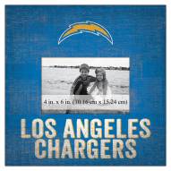 Los Angeles Chargers Team Name 10" x 10" Picture Frame