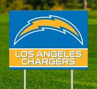 Los Angeles Chargers Team Name Yard Sign