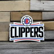 Los Angeles Clippers 12" Steel Logo Sign