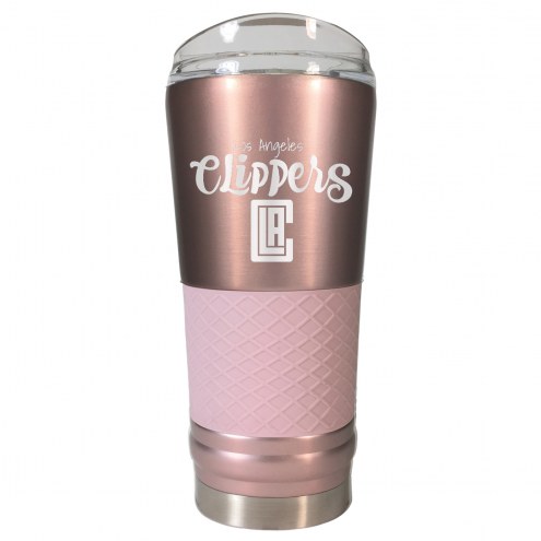 Los Angeles Clippers 24 oz. Rose Gold Draft Tumbler
