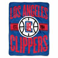 Los Angeles Clippers Clear Out Throw Blanket