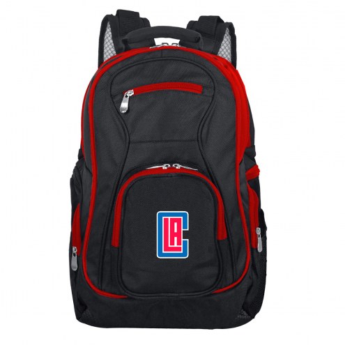 NBA Los Angeles Clippers Colored Trim Premium Laptop Backpack
