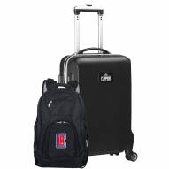Los Angeles Clippers Deluxe 2-Piece Backpack & Carry-On Set