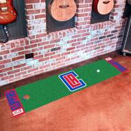 Los Angeles Clippers Golf Putting Green Mat