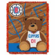 Los Angeles Clippers Half Court Baby Blanket